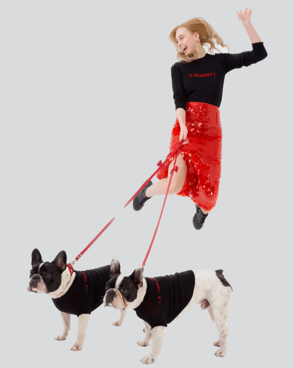 I Woof U Matching Black Sweater - Moshiqa Store