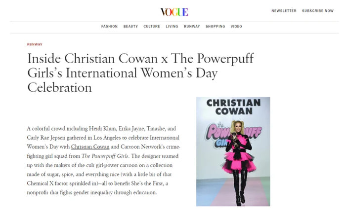 VOGUE - Powerpuff Girls’s Women’s Day!