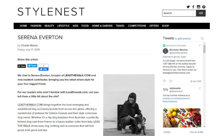 STYLE NEST - Lead The Walk! Moshiqa Now Exclusively in the UK