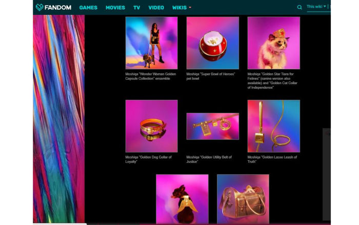 DC FANDOM - Warner Bros x Moshiqa - Luxury Fashion Collaboration for Wonder Woman 1984