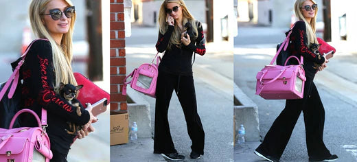 A PERFECT SIGHT TO BEHOLD: PARIS HILTON WITH A MOSHIQA