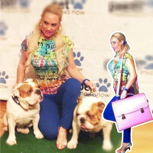 COCO ENJOYING MOSHIQA WITH HER DOGS SPARTACUS AND MAXIMUS