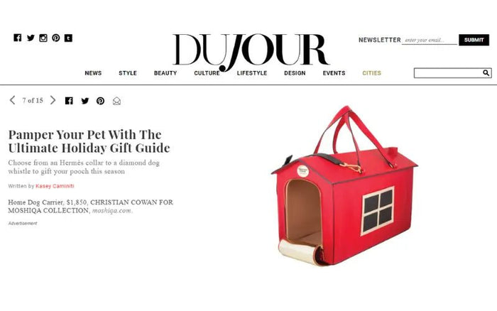 DU JOUR MAGAZINE - Best Pet Gifts - Ultimate Holiday Gift Guide for Your Furry Friends - Moshiqa Store