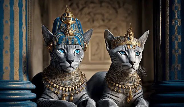 CAT FASHION IS AN ANCIENT ART