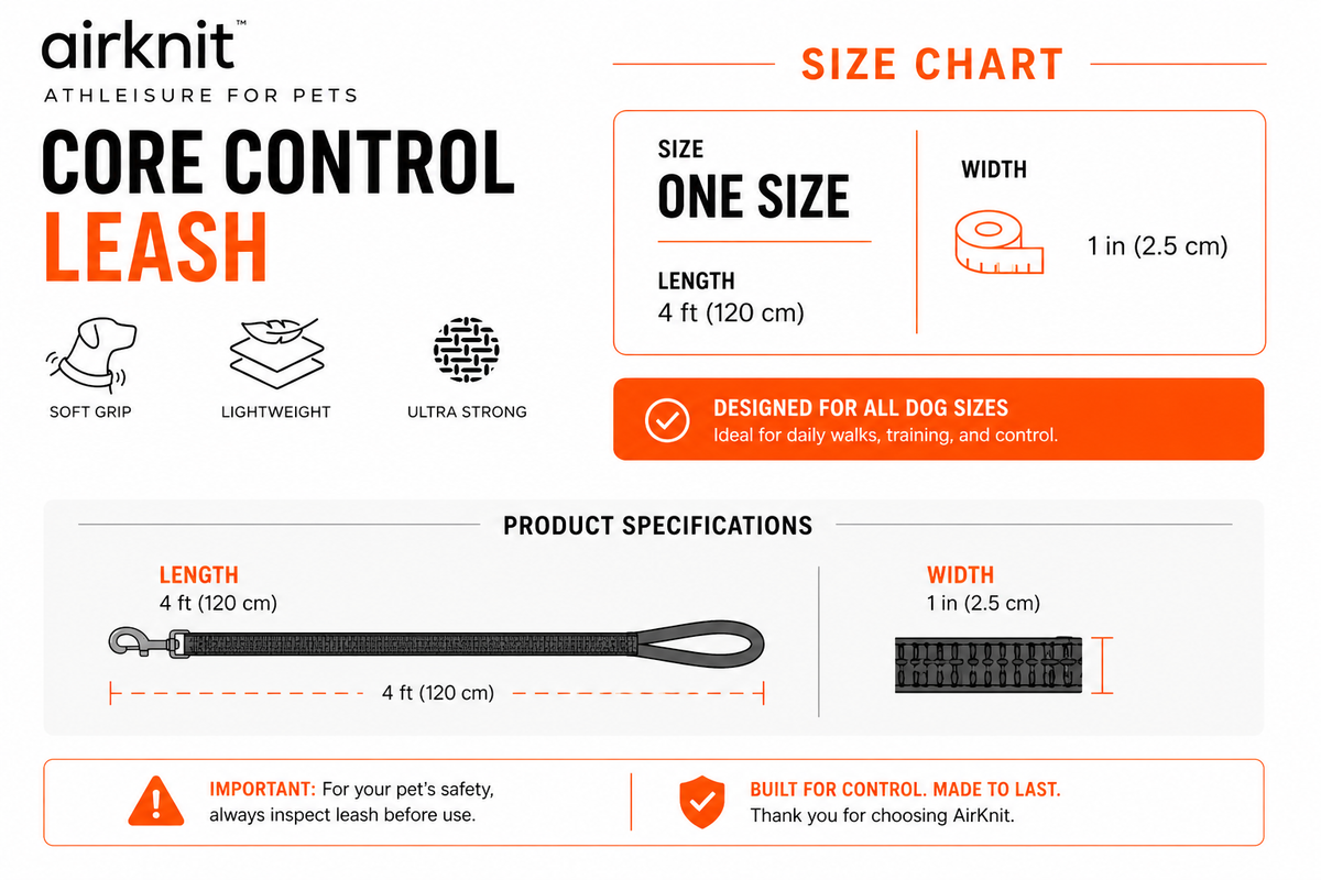 AirKnit™ Core Control Leash · Popshock