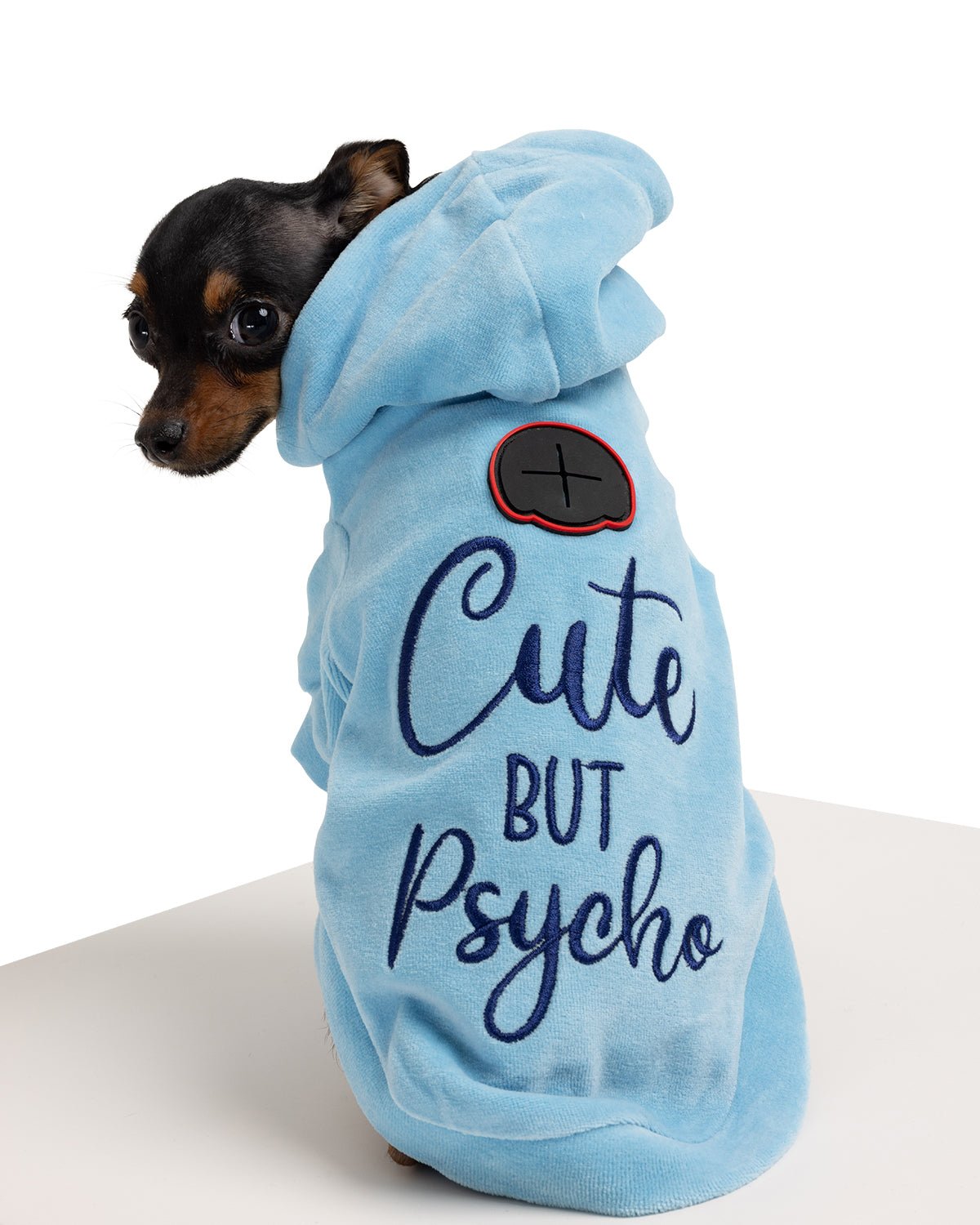 Cute But Psycho Dog Hoodie - Moshiqa Store