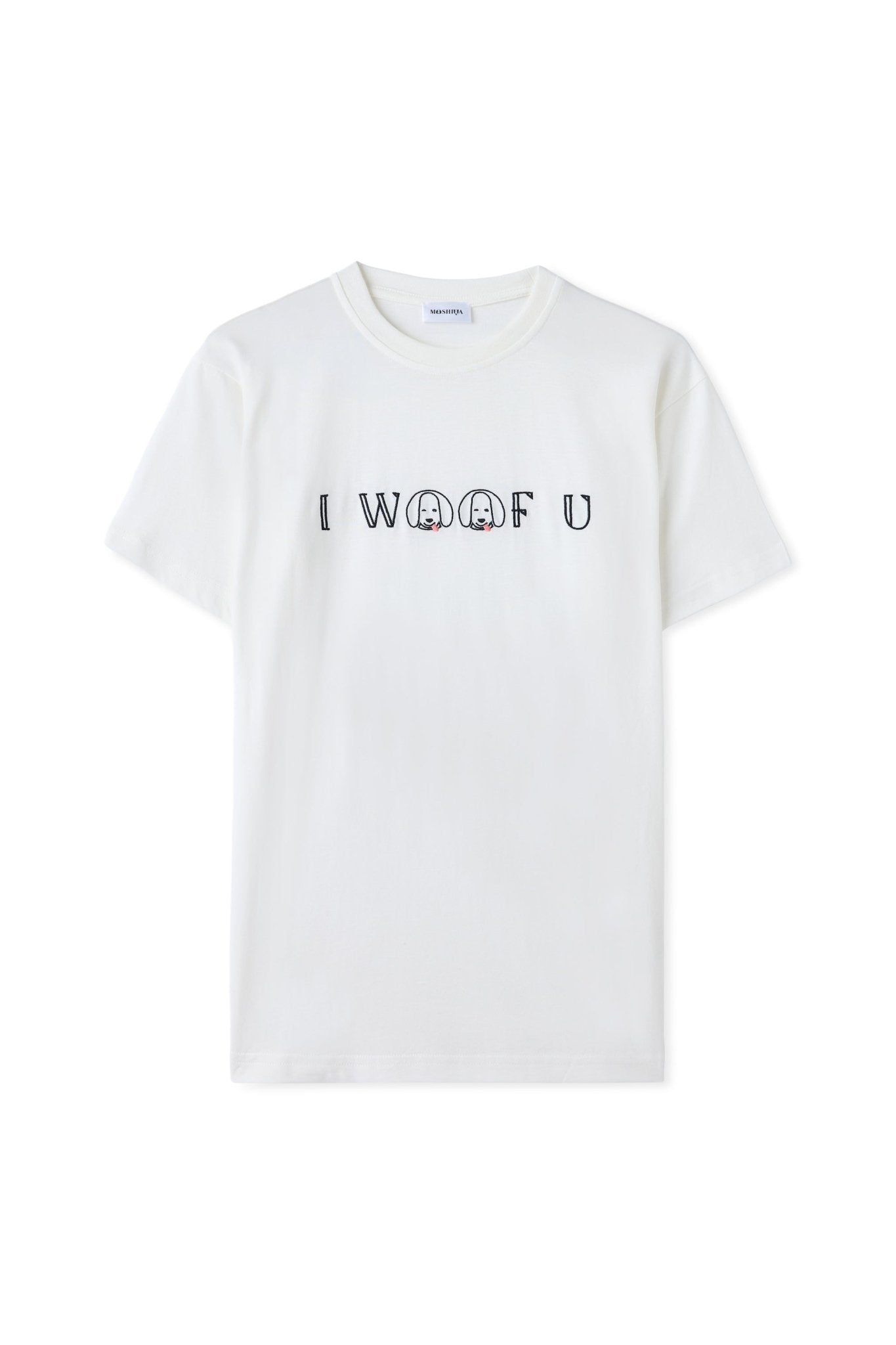 I Woof U Embroidery T-Shirt - Moshiqa Store
