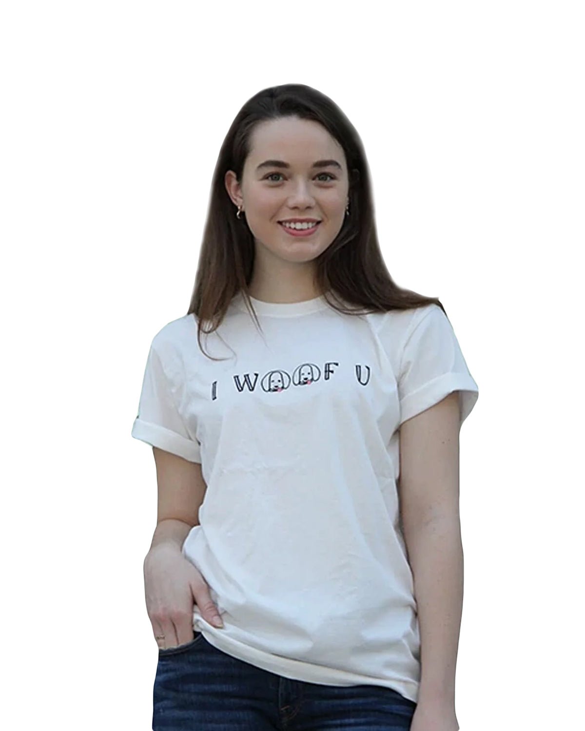 I Woof U Embroidery T-Shirt - Moshiqa Store