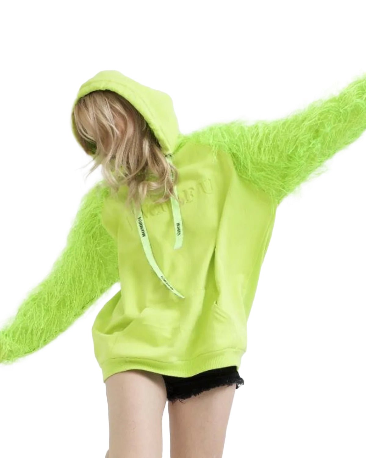 I Woof U Green Human Hoodie - Moshiqa Store