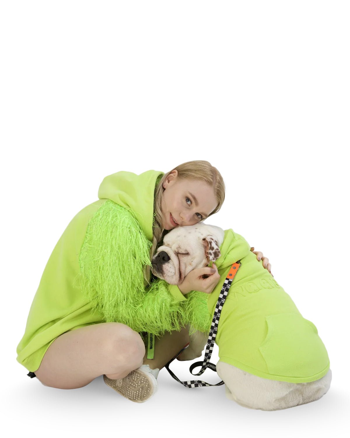 I Woof U Green Human Hoodie - Moshiqa Store